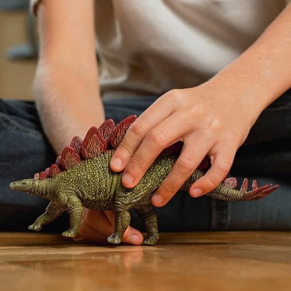 Schleich 15040 Dinosaurer Stegosaurus Figur med Realistiske Detaljer til Børn fra 4 år