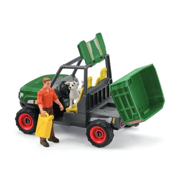 Schleich 42659 Farm World Skovranger med Køretøjssæt til Børn fra 5 år