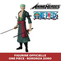 Miniatyrbillede 2 af 6: BANDAI Anime Heroes - One Piece - Anime Heroes 17 cm figur - Roronoa Zoro
