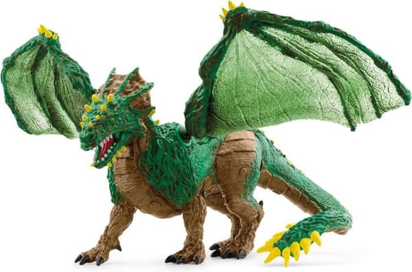 Djungeldrake, fantasifigur, för barn från 7 år, ELDRADOR VARELSER - 19 x 22 x 13 cm, Schleich 70791 ELDRADOR