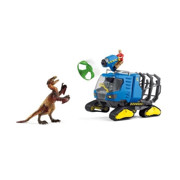 Dinosaurie-fångstfordon - Dinosauriefigurset - Schleich 42604 Dinosaurieleksaks - Från 4 år