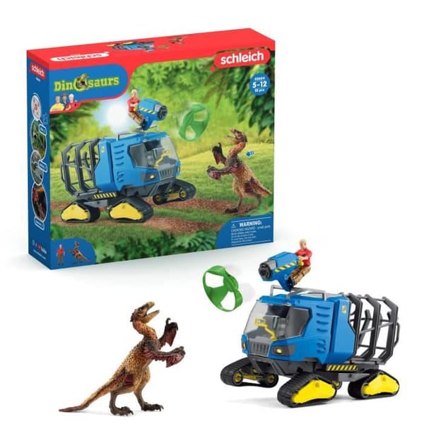 SCHLEICH - Dinosaurie-fångstfordon - 42604 - Dinosaurieserie