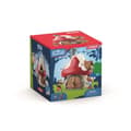Miniatyrbild 5 av 5: Smurfhus med 2 figurer, åldrar 3, Schleich 20803 SMURFARNA™ - figur, 19 x 19 x 19 cm