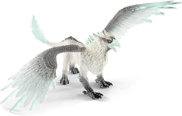 Isgriffon, actionfigur, realistisk og holdbart Schleich-legetøj med bevægelige vinger - gave til drenge og piger i alderen 7 år