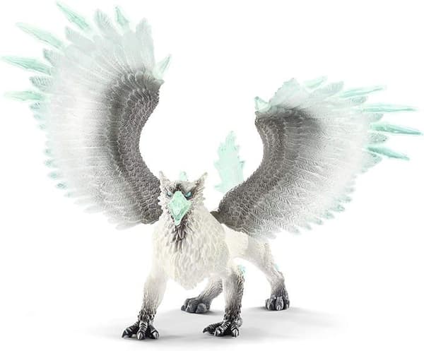 Isgriffon, actionfigur, realistisk og holdbart Schleich-legetøj med bevægelige vinger - gave til drenge og piger i alderen 7 år