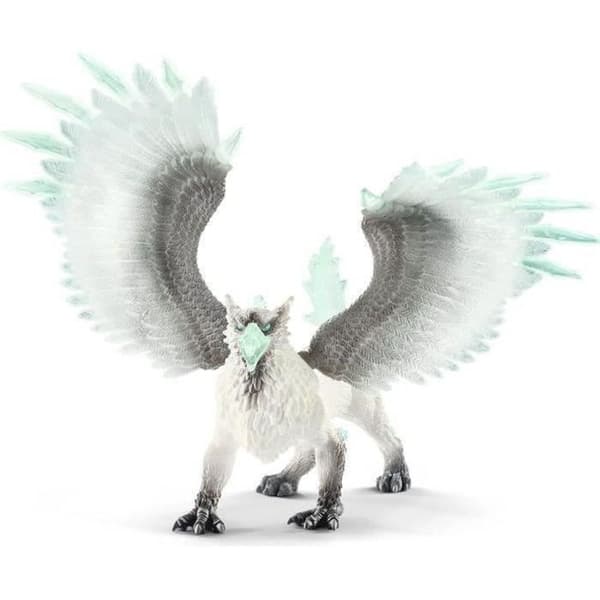 Isgriffon, actionfigur, realistisk og holdbart Schleich-legetøj med bevægelige vinger - gave til drenge og piger i alderen 7 år