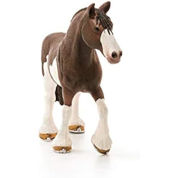 Figur - SCHLEICH - Clydesdale - Brun - 5 x 16 x 12 cm - Från 3 år