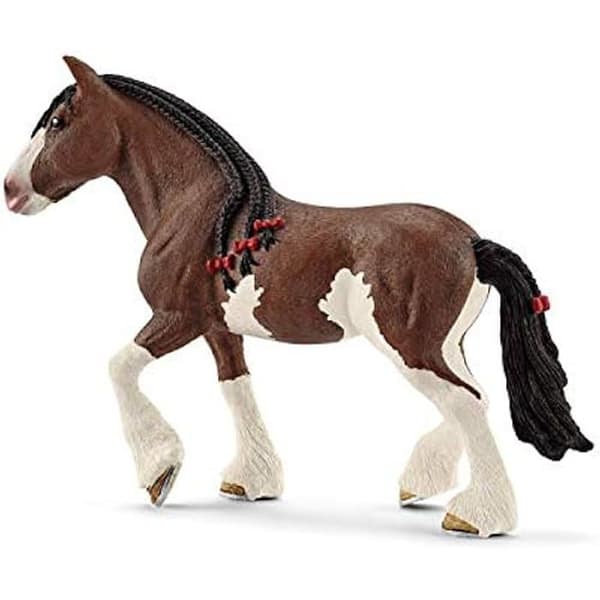 Figur - SCHLEICH - Clydesdale - Brun - 5 x 16 x 12 cm - Från 3 år