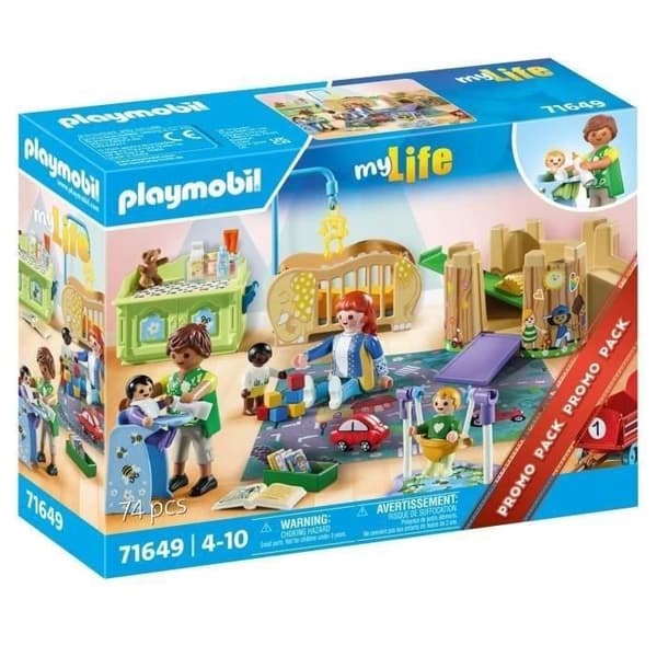PLAYMOBIL 71649 Barnvakt baby, My Life, Kampanjpaket, 74 delar, Från 4 år