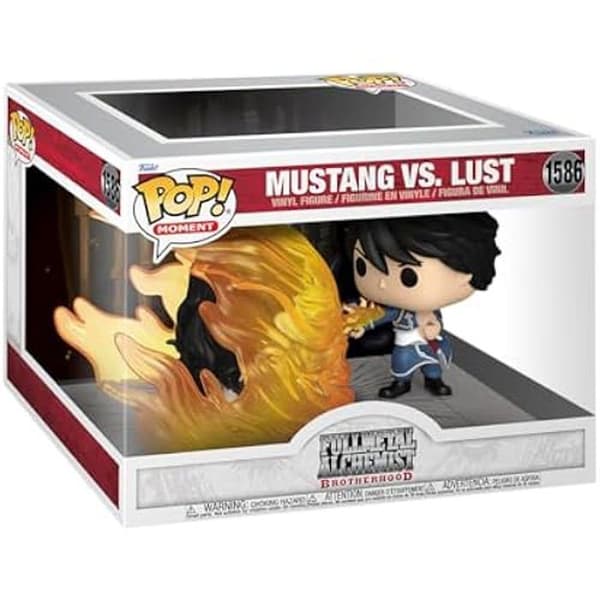 Figur - Funko - Mustang Vs Lust - Vinyl - 9,5 cm - Fullmetal Alchemist: Brotherhood