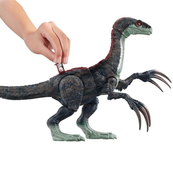 Jurassic World Figure - Slasher Dino Sound från MATTEL - Ledd och ljuddinosaurie för barn från 4 år och uppåt