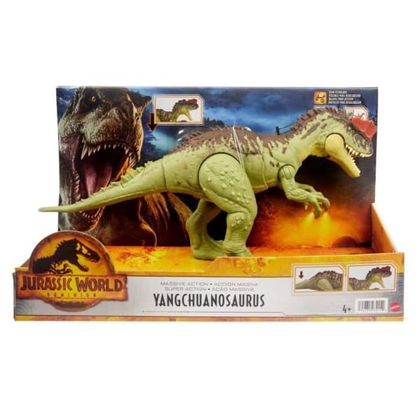 Jurassic World - Yangchuanosaurus Mega Action - Dinosauriefigur 35 cm - Från 4 år