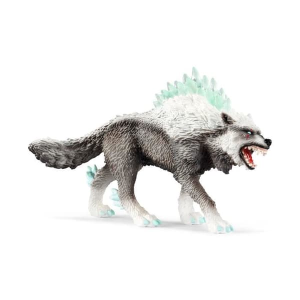 Snow Wolf Figurine - Leksak för barn från 5 år och uppåt - SCHLEICH 42452 Eldrador®