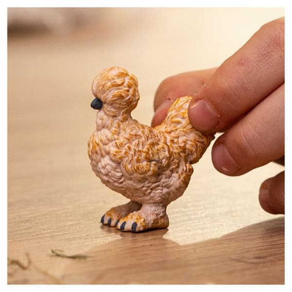 Figurine - SCHLEICH - Sidenhöns - Flerfärgad - 3 år och uppåt - 2 x 4 x 4 cm