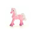 Miniatyrbild 5 av 6: Figur - Schleich - Blommig Enhörningsföl - Svart, Rosa, Vit - Från 5 år - Unisex