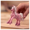 Miniatyrbild 2 av 6: Figur - Schleich - Blommig Enhörningsföl - Svart, Rosa, Vit - Från 5 år - Unisex