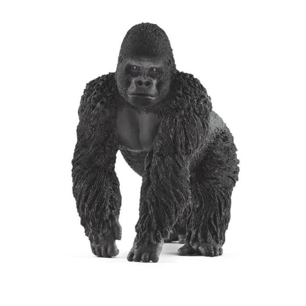 Schleich Figurine - Manlig Gorilla - Miniatyrkaraktär