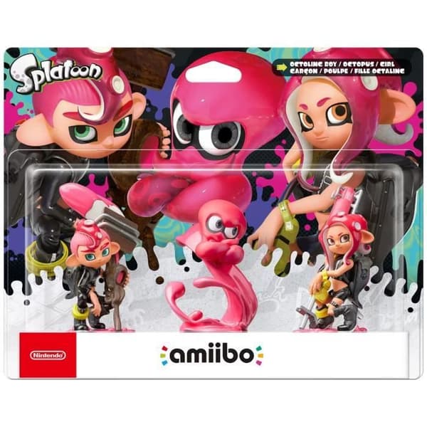 Amiibo Figur - Octoling Boy, Octoling Girl & Octoling Octopus • Splatoon