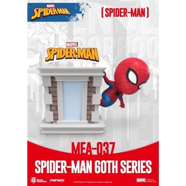 Miniatyrfigur - Beast rike miniatyrkaraktär - MEA-037A - Marvel Spider-Man 60th Anniversary Series - Spider-Man