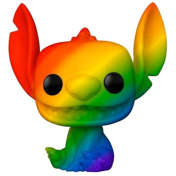 Disney Pride Stitch Rainbow POP Figur - FUNKO - 9cm - Presentförpackning - Blandat