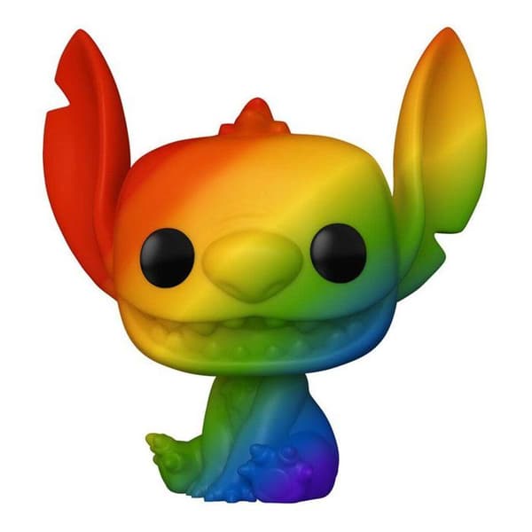 Disney Pride Stitch Rainbow POP Figur - FUNKO - 9cm - Presentförpackning - Blandat