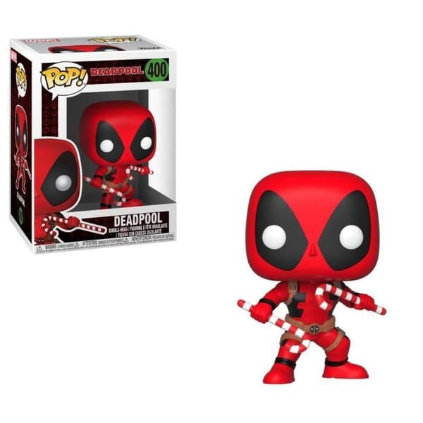 FUNKO POP Marvel: Holiday - Deadpool w/ Candy Canes