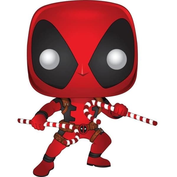 FUNKO POP Marvel: Holiday - Deadpool w/ Candy Canes
