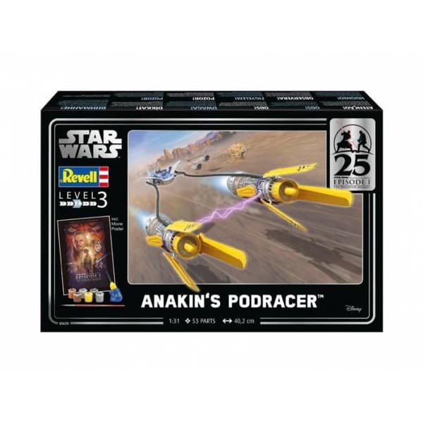 REVELL - Modell Anakin's Podracer - 25 års jubileum för The Phantom Menace |revell|05639| 1:31 Modell Char Promo - Ref : 15009