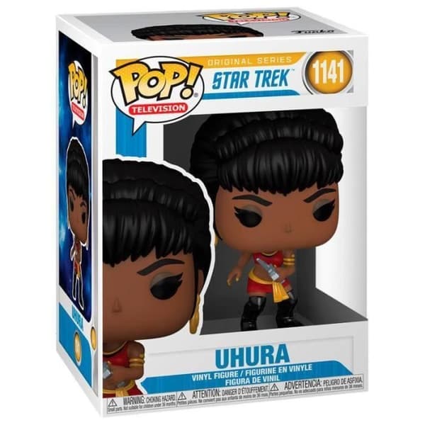 POP Star Trek Uhura Mirror Mirror Outfit Figur - FUNKO - 9 cm - Svart - Vuxen - Star Trek
