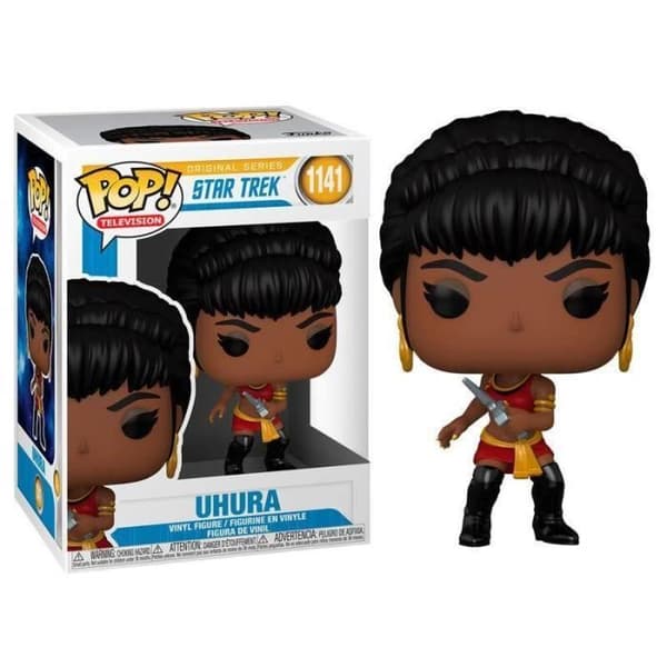 POP Star Trek Uhura Mirror Mirror Outfit Figur - FUNKO - 9 cm - Svart - Vuxen - Star Trek