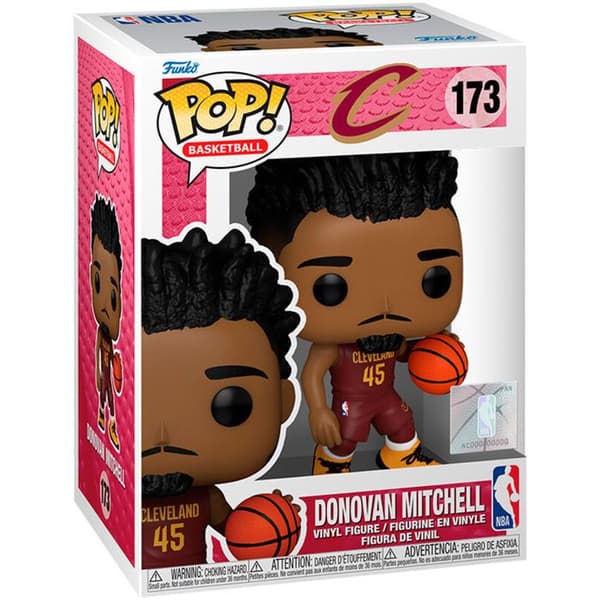 Figurine Funko POP - Funko - NBA Donovan Mitchell - Skulpterade detaljer - Kvalitetsmålning - Hållbar