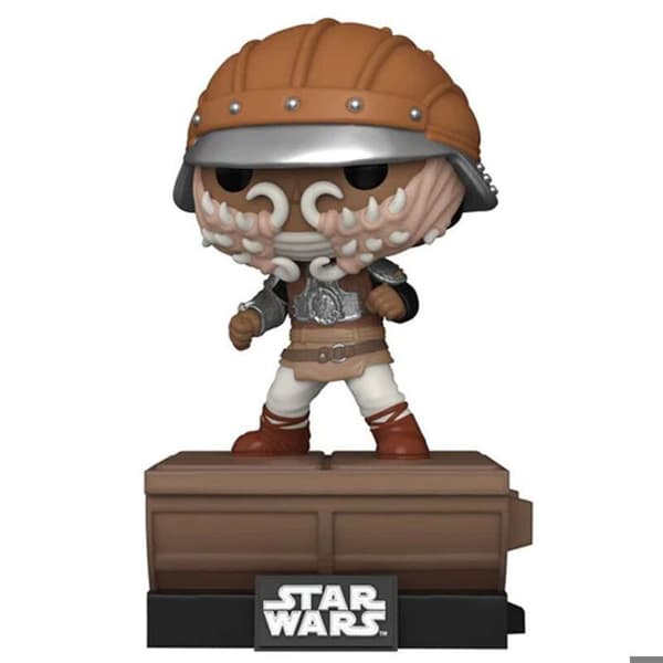 Figurine Funko Pop Deluxe - Funko - Jabba Skiff Lando Calrissian - Exklusiv - Noggranna detaljer - Bas ingår