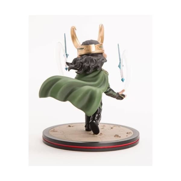 Dioramafigur - Quantum Mechanix - Thor Ragnarok - Loke 10 cm - Grön - Vuxen