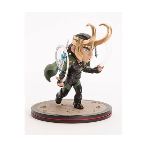 Dioramafigur - Quantum Mechanix - Thor Ragnarok - Loke 10 cm - Grön - Vuxen