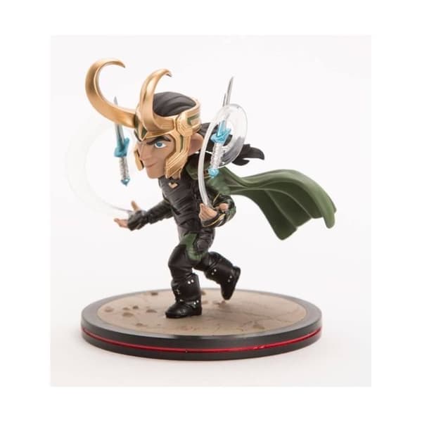 Dioramafigur - Quantum Mechanix - Thor Ragnarok - Loke 10 cm - Grön - Vuxen