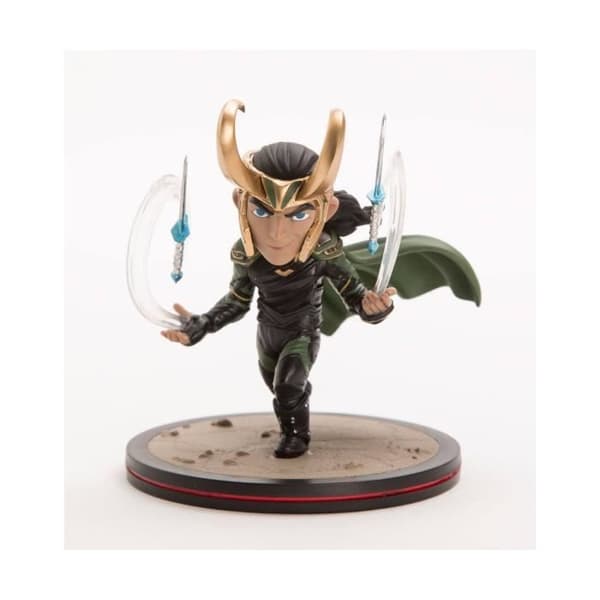 Dioramafigur - Quantum Mechanix - Thor Ragnarok - Loke 10 cm - Grön - Vuxen