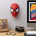 Miniatyrbild 5 av 6: Lampe - Paladone - Spider-Man-mask - 22 cm - USB eller batteri - Röd