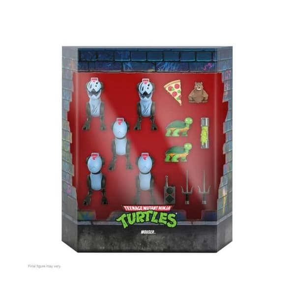 Figurer - Super7 - Ninja Turtles - Pack 5 Ultimates Mousers Vit Blandad Vuxen inomhus