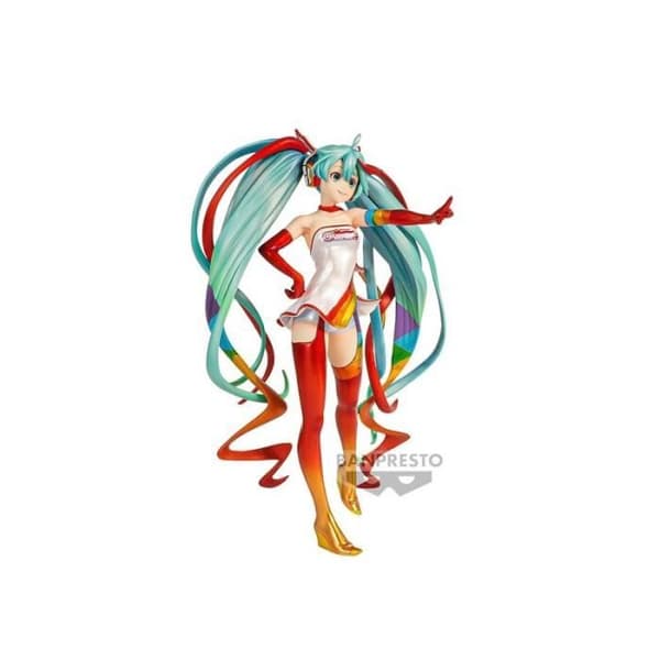 Figur - BANPRESTO - HATSUNE MIKU RACING - Vit - För vuxna - Blandat