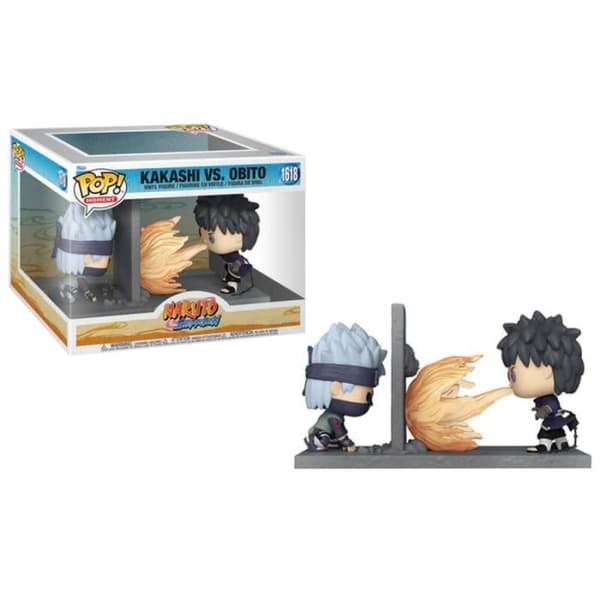 Figurine Funko Pop! Moment - Naruto - Kakashi Vs Obito - Multifärgad - 9 cm - PVC