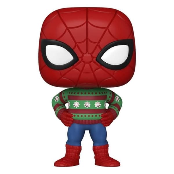 Vinylfigur - FUNKO - Spider-Man - Röd - Marvel - 9 cm