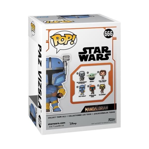 Figur - Funko - Star Wars: The Mandalorian - Paz Vizsla - Grå - Vuxen
