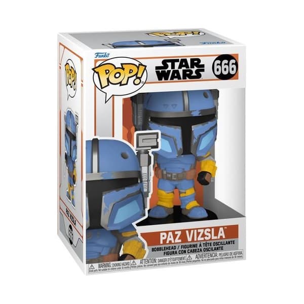 Figur - Funko - Star Wars: The Mandalorian - Paz Vizsla - Grå - Vuxen