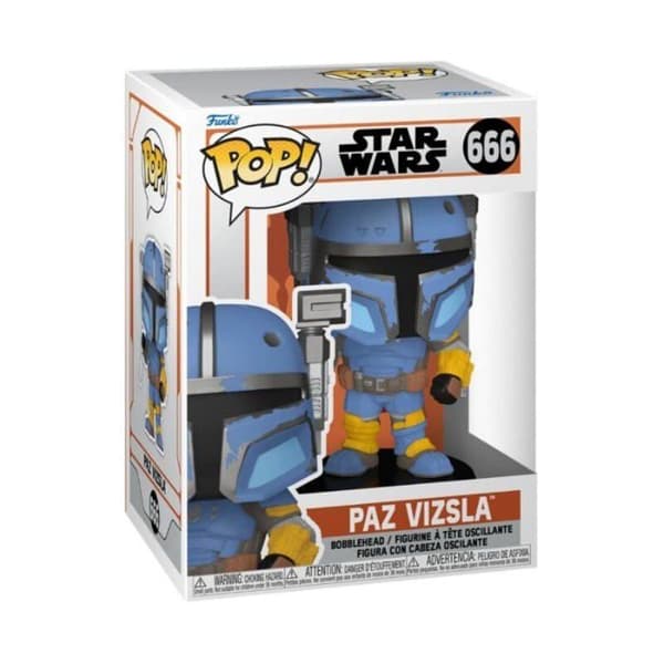 Figur - Funko - Star Wars: The Mandalorian - Paz Vizsla - Grå - Vuxen