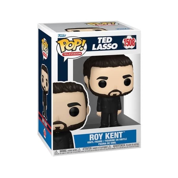 POP! Ted Lasso - FUNKO - Roy(BK kostym) 9 cm - Toy - Svart - Inomhus