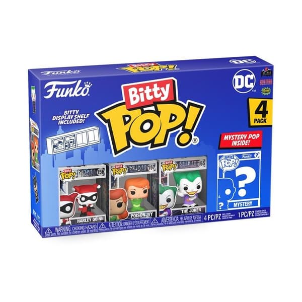 Figurer - FUNKO - Pack 4 Bitty POP! Harley Quinn 2,5 cm - DC Comics