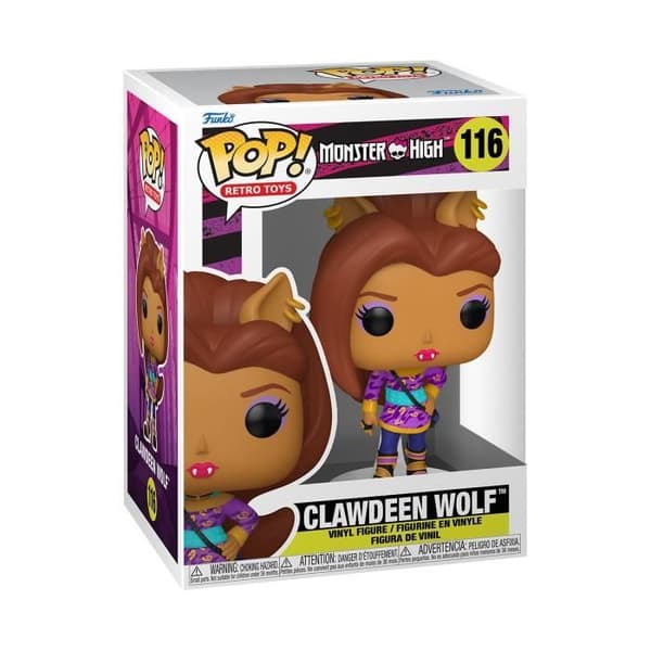 Funko Pop! Retroleksaker: Monster High: Clawdeen