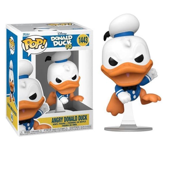 Figur - Funko - Kalle Anka 90-årsdag - Flerfärgad - Arg - 9 cm