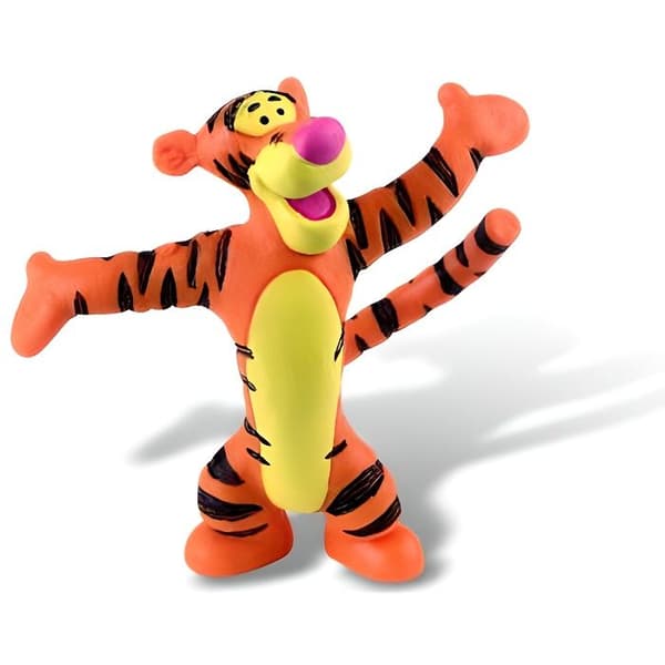 Nalle Puh Happy Tigger statyett - BULLYLAND - 7cm - För barn från 3 år