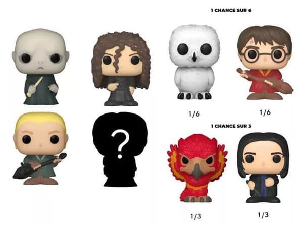 Bitty Pop! Harry Potter: Voldemort - Paket med 4 - Vit - Vuxen - Blandat